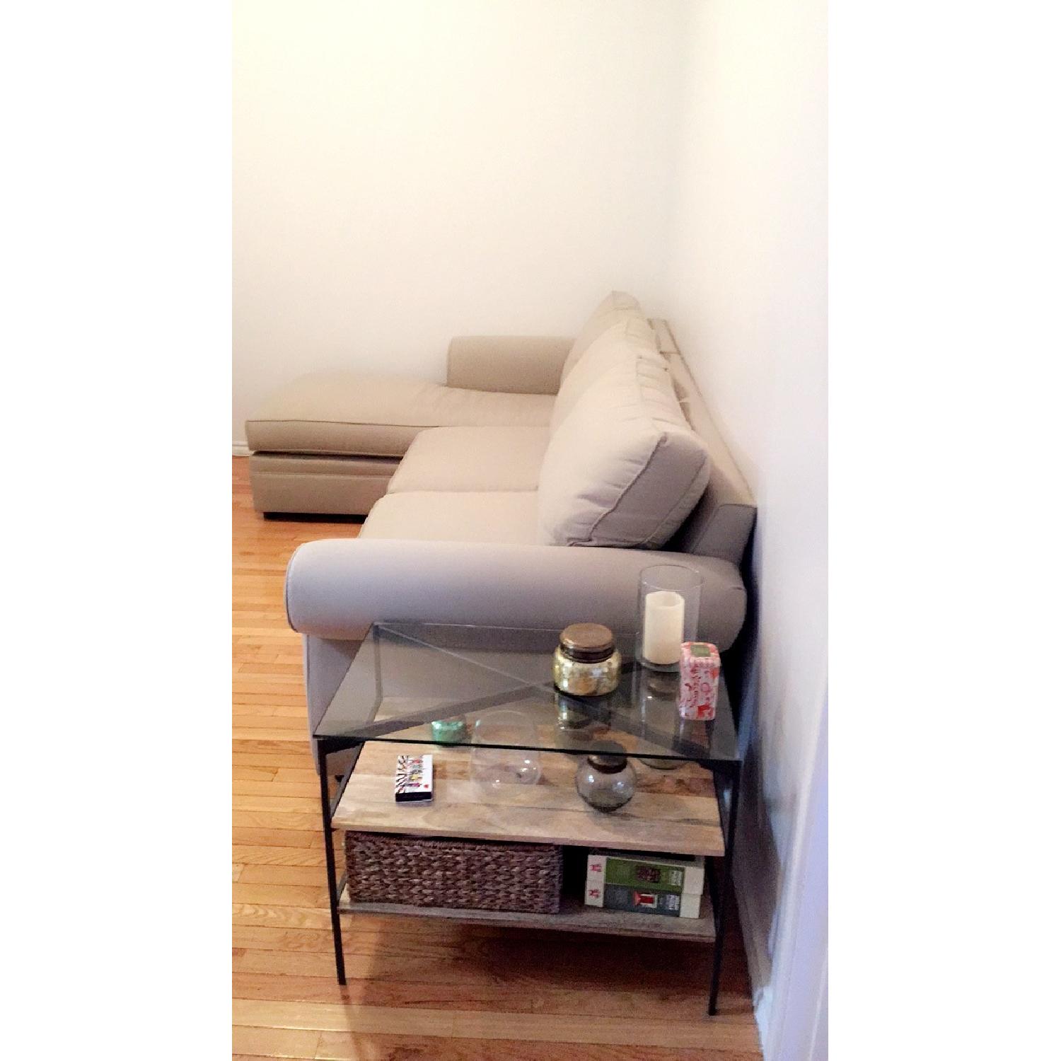 Pottery Barn Townsend 2 Piece Sectional Sofa w/ Chaise - image-2