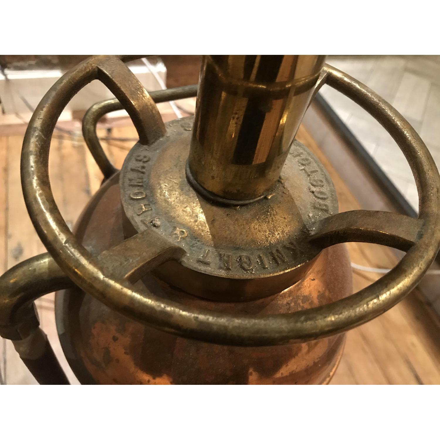Vintage Fire Extinguisher Standing Lamp - image-2