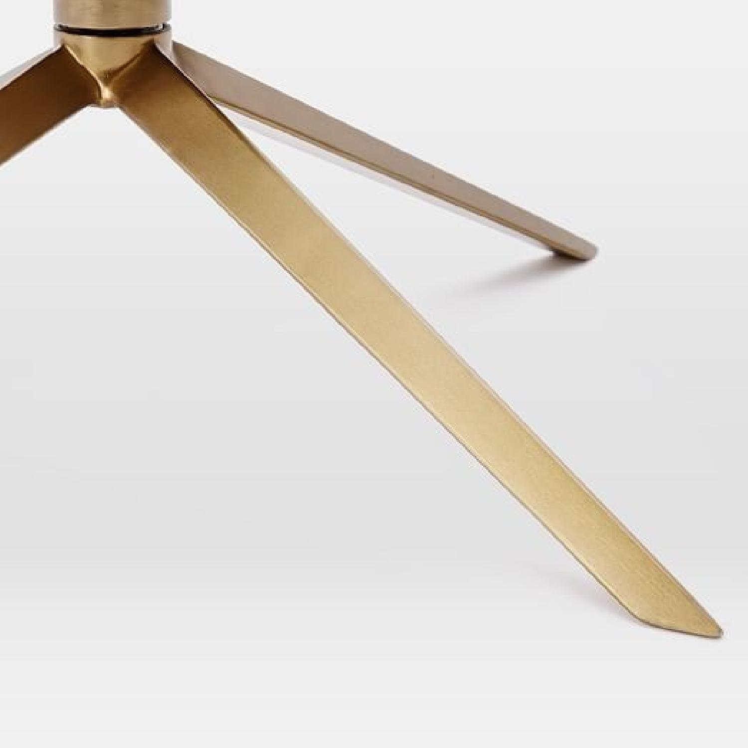 West Elm Roar+Rabbit Swivel Chair in Dusty Blush - image-2