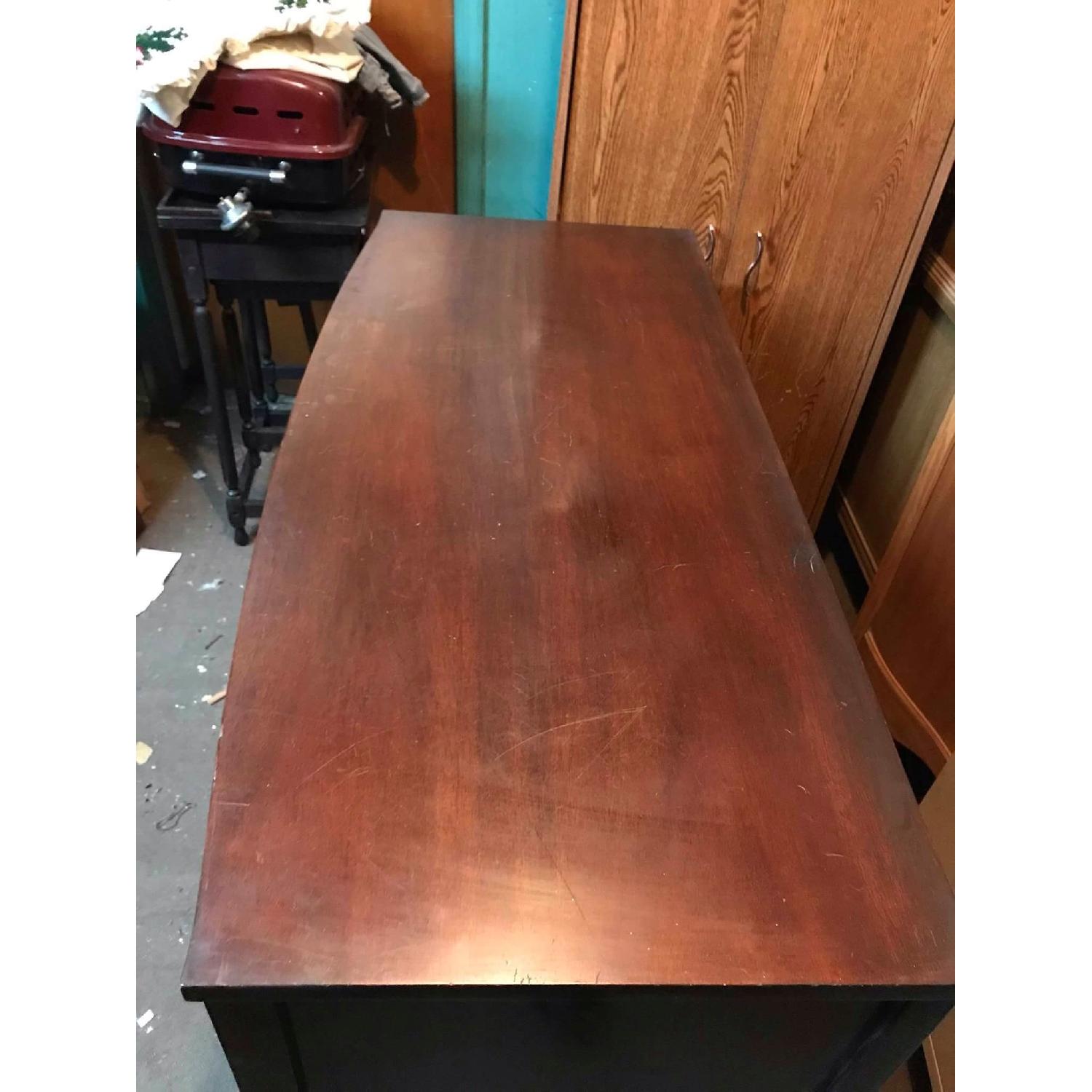 Antique 1930s 3 Drawer Mahogany Dresser - image-8