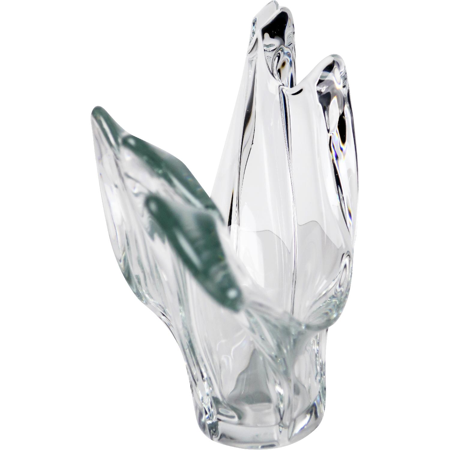 Large Corfrac Art VerrierCrystal Splash Bowl - image-3