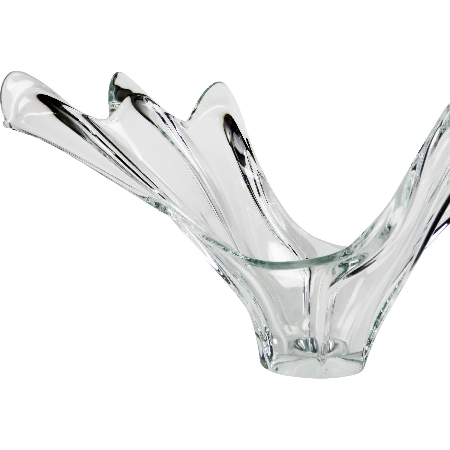 Large Corfrac Art VerrierCrystal Splash Bowl - image-4