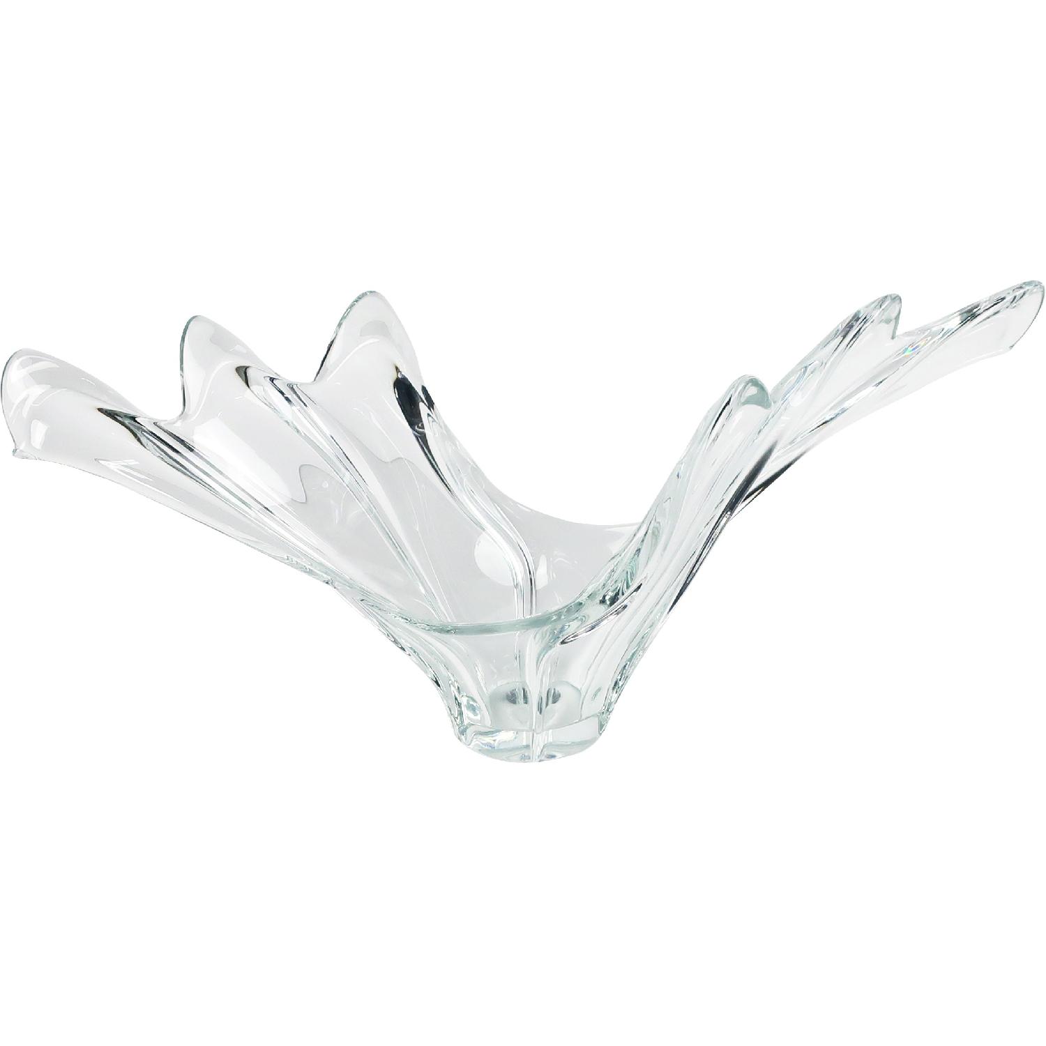 Large Corfrac Art VerrierCrystal Splash Bowl - image-7