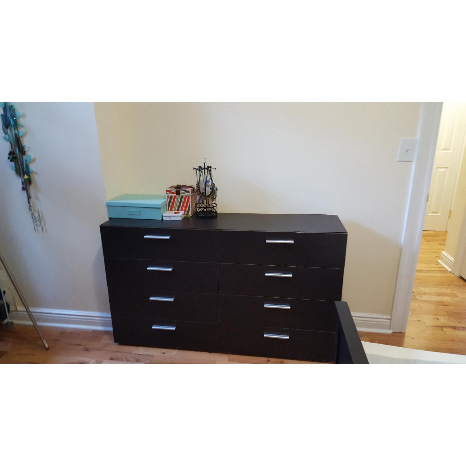 Wood 8-Drawer Dresser - image-1