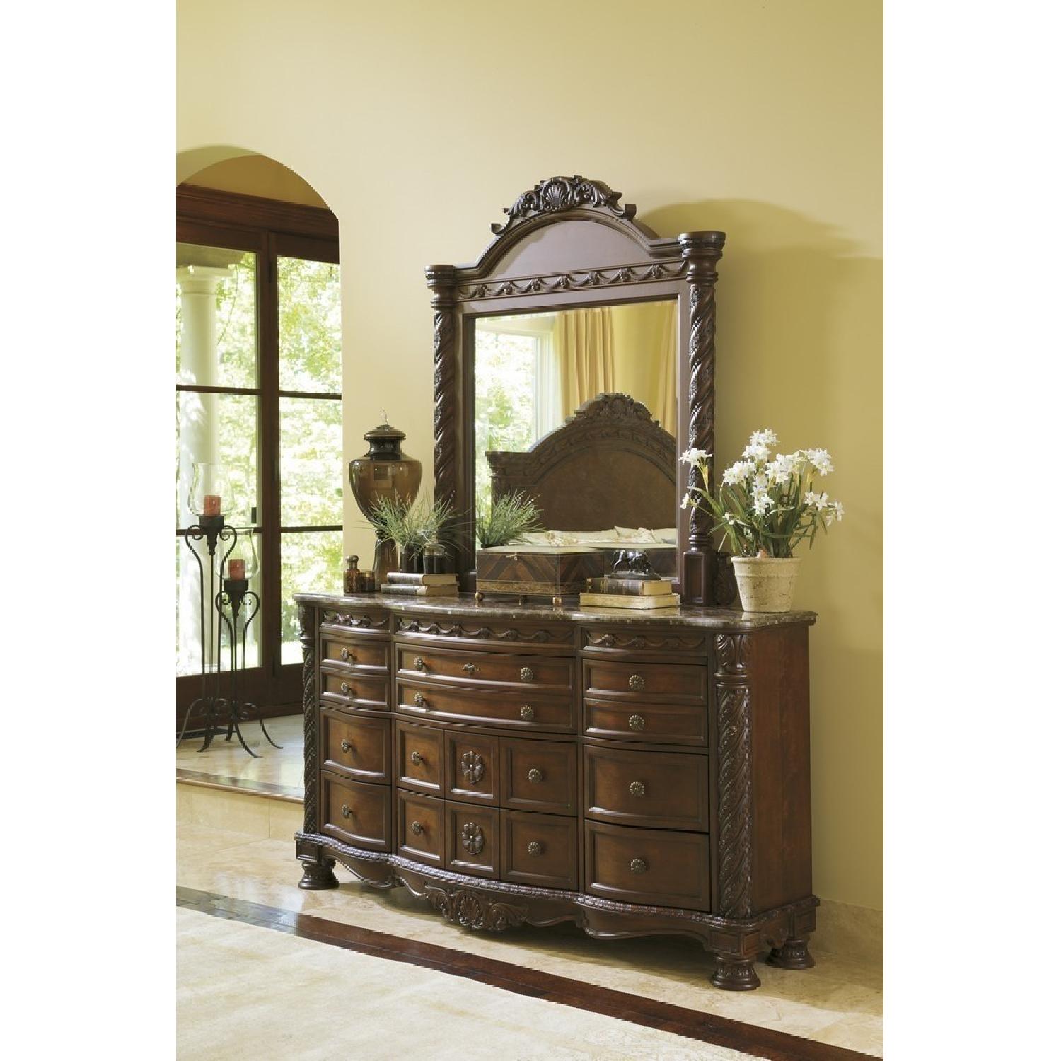 Ashley North Shore Millennium Dark Brown Dresser - image-1