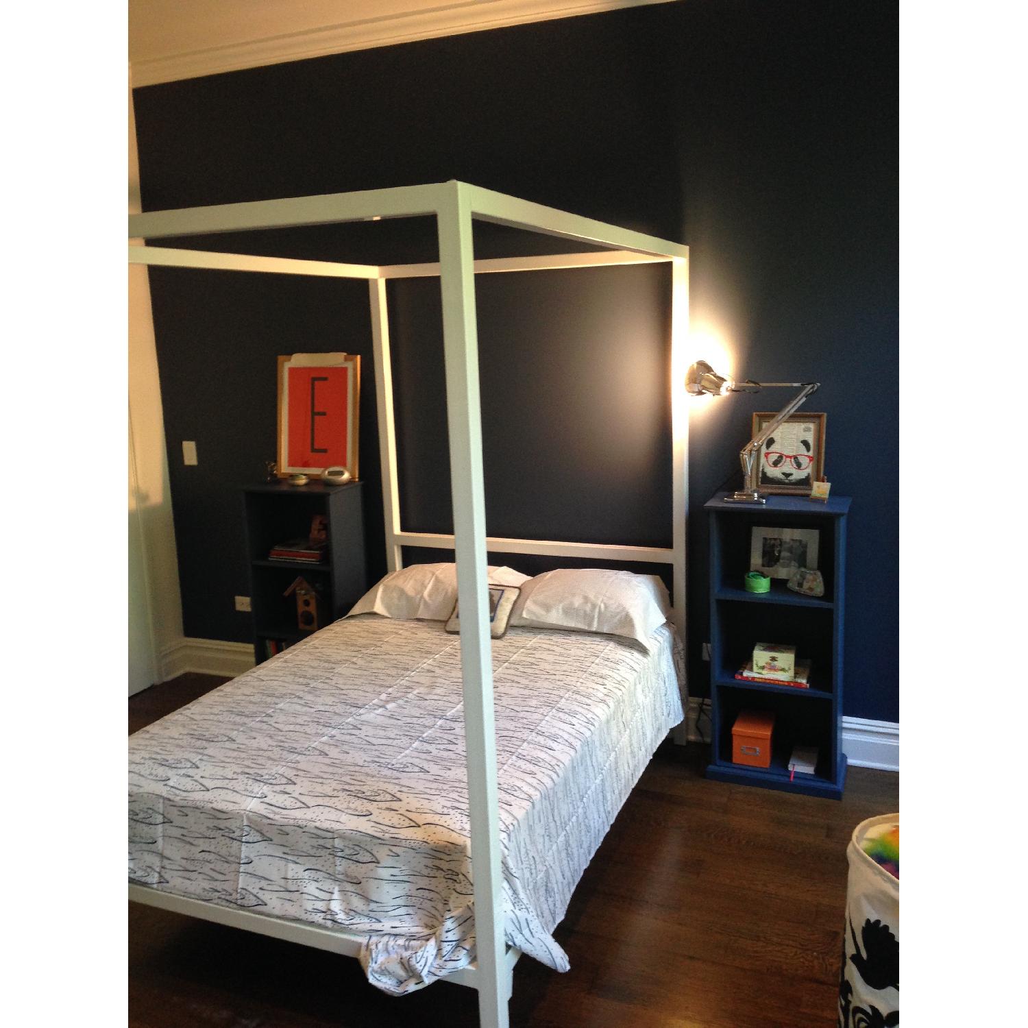 Room & Board Architecture Canopy Bed in White - image-1