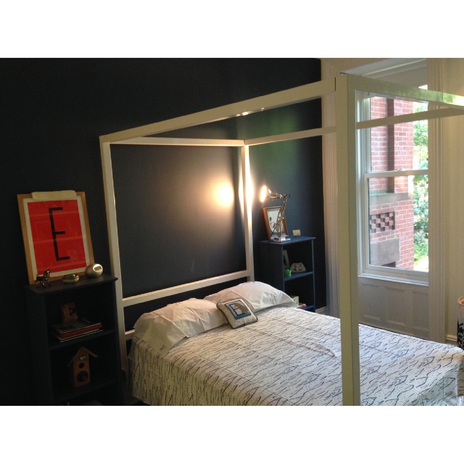 Room & Board Architecture Canopy Bed in White - image-2
