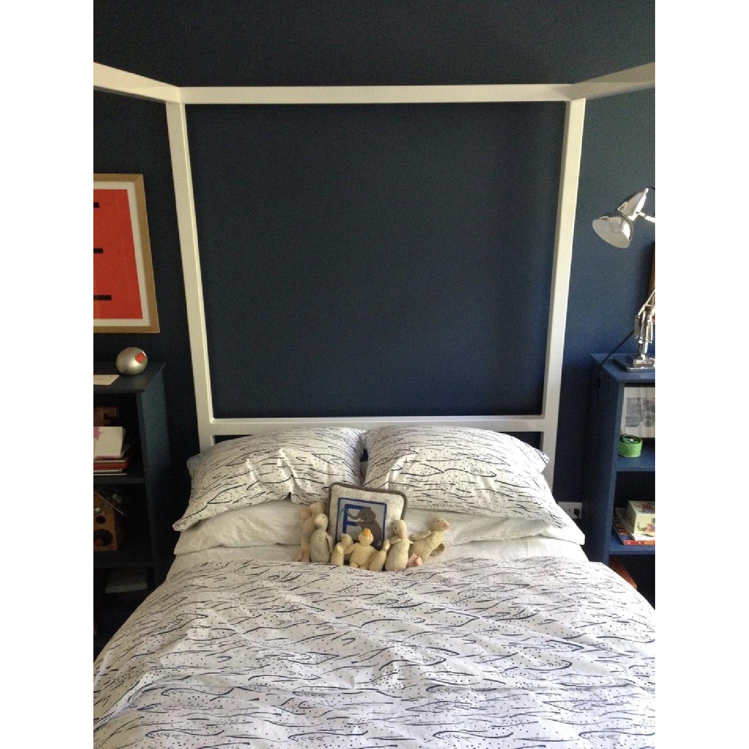 Room & Board Architecture Canopy Bed in White - image-4