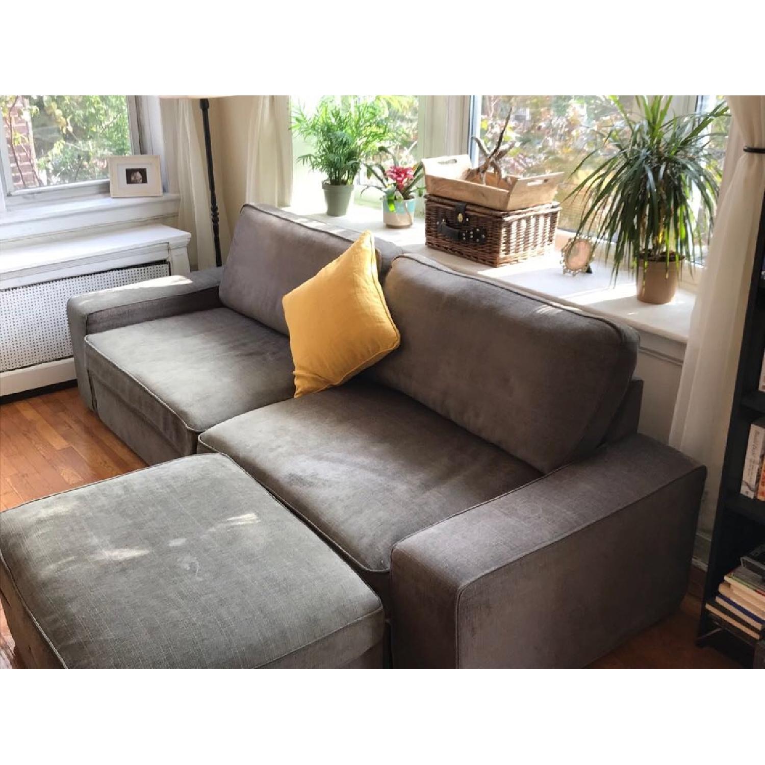 Ikea Kivik Sleeper Sofa & Matching Ottoman - image-2
