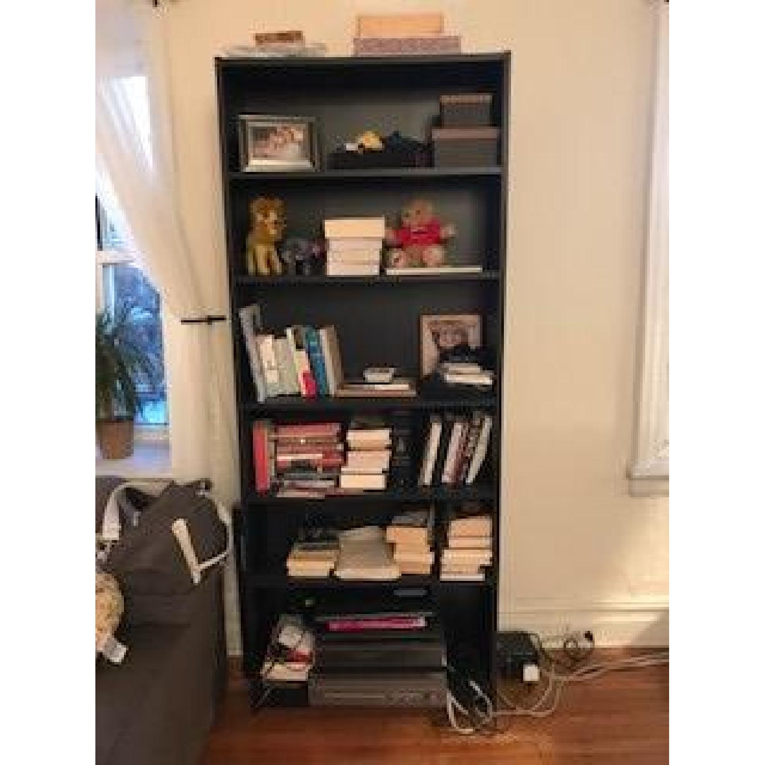 Ikea Billy Black Bookcase - image-1