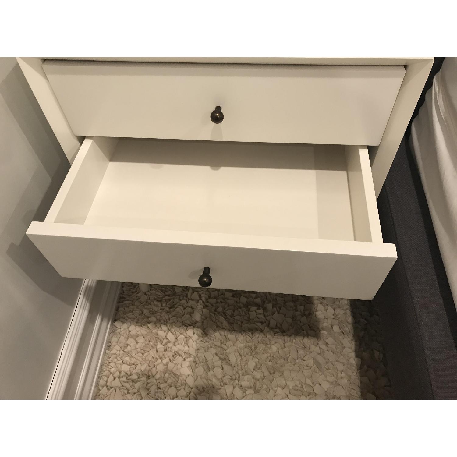West Elm Mid-Century Nightstand in White Lacquer - image-4