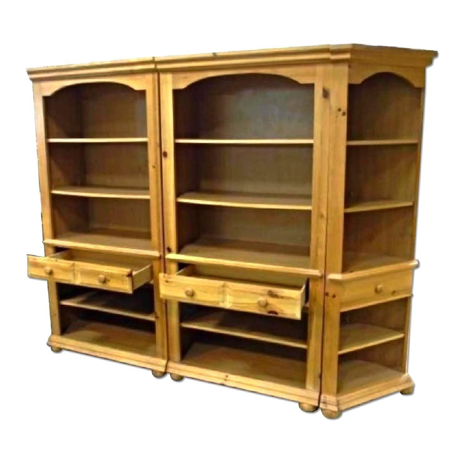 Broyhill Pine Wood Bookcase - image-1
