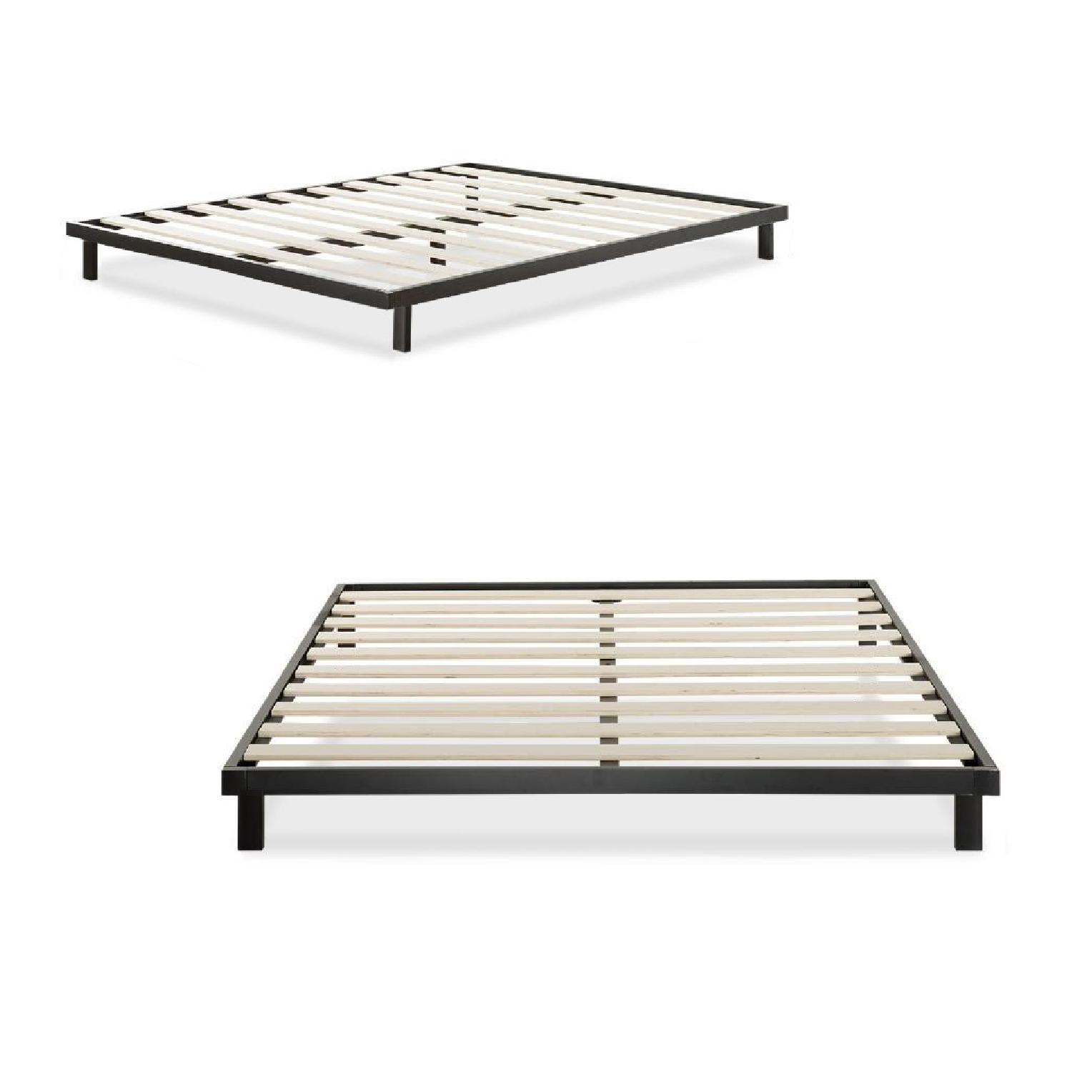 CB2 Tatami Metal Queen Bed in Charcoal - image-2