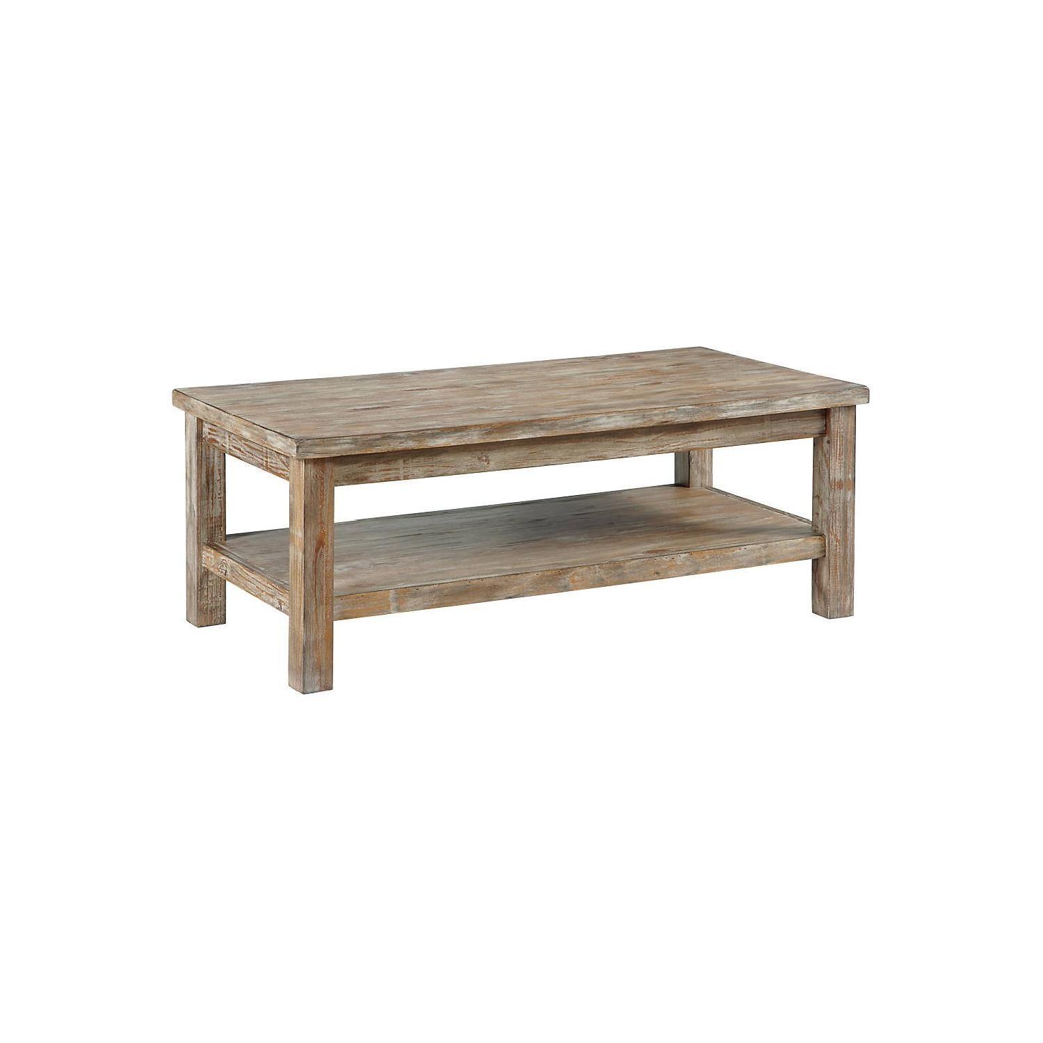 Rustic Wood Cocktail Table - image-0