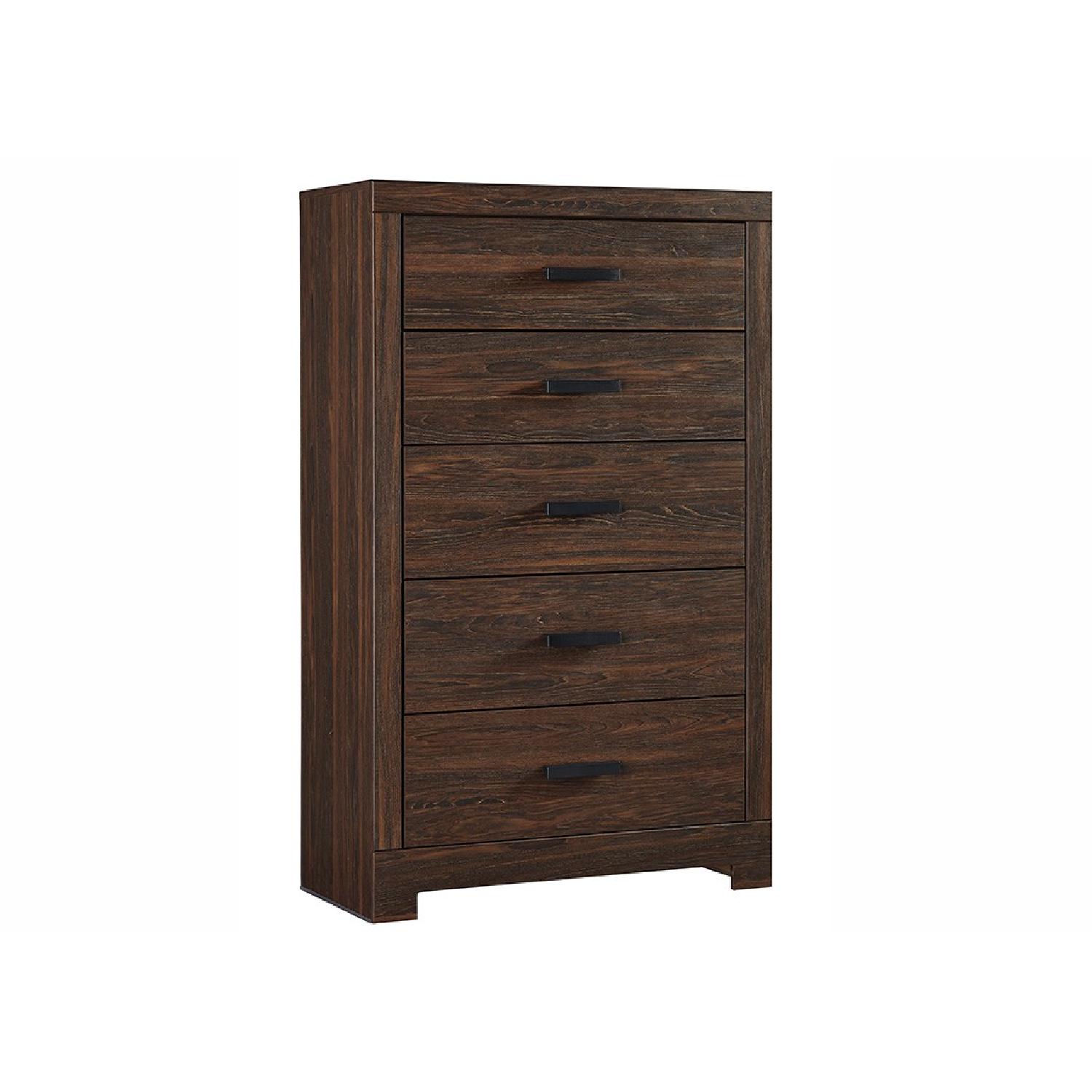 Ashley Arkaline Brown Five Drawer Chest - image-0