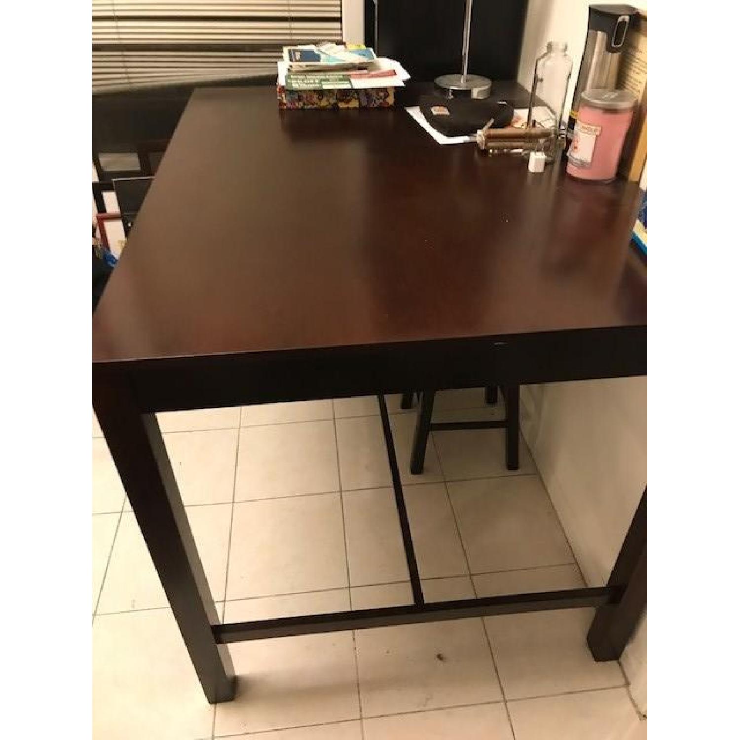 Mainstays Parsons Counter Height Dining Table in Espresso - image-2