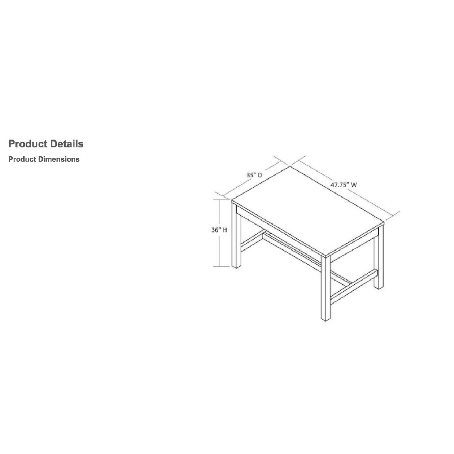 Mainstays Parsons Counter Height Dining Table in Espresso - image-4