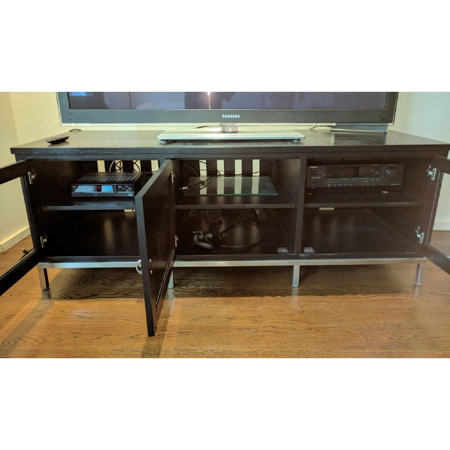 Ethan Allen Black Media Console - image-3