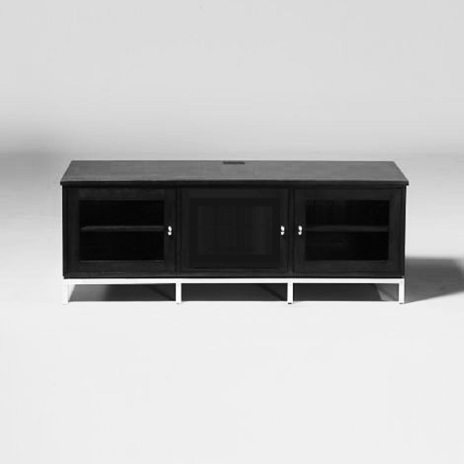Ethan Allen Black Media Console AptDeco