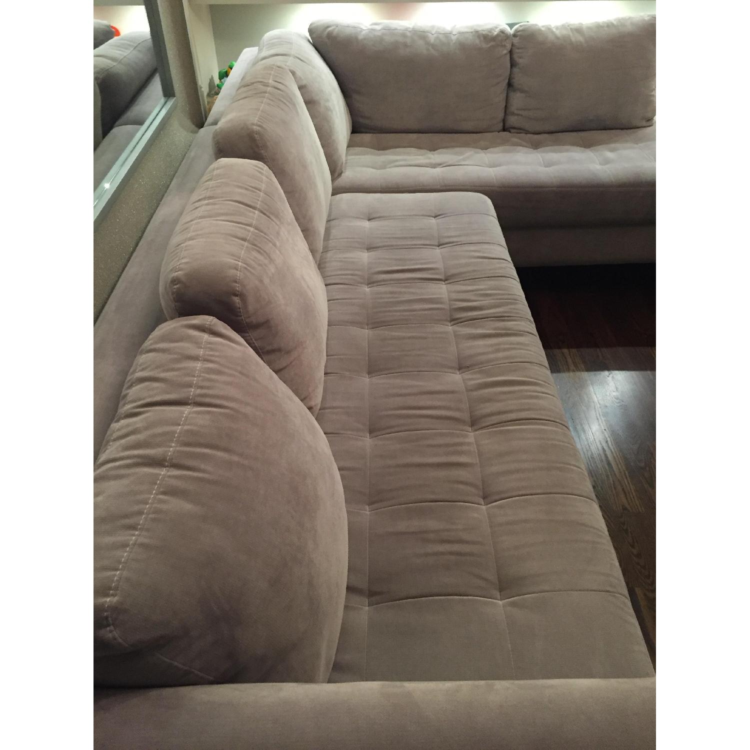 Macy's Microfiber 2-Piece Sectional Sofa - image-3