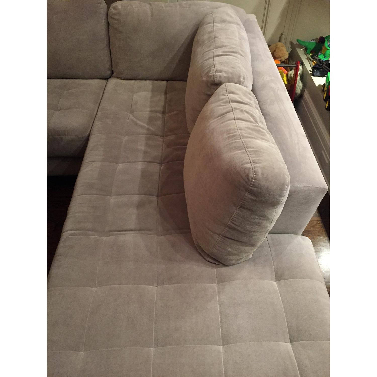 Macy's Microfiber 2-Piece Sectional Sofa - image-4