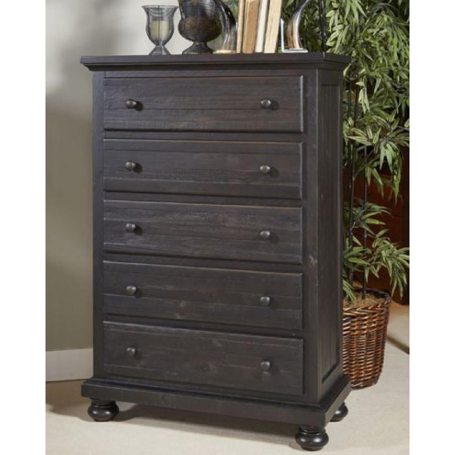Ashley Sharlowe Charcoal Five Drawer Chest - image-1