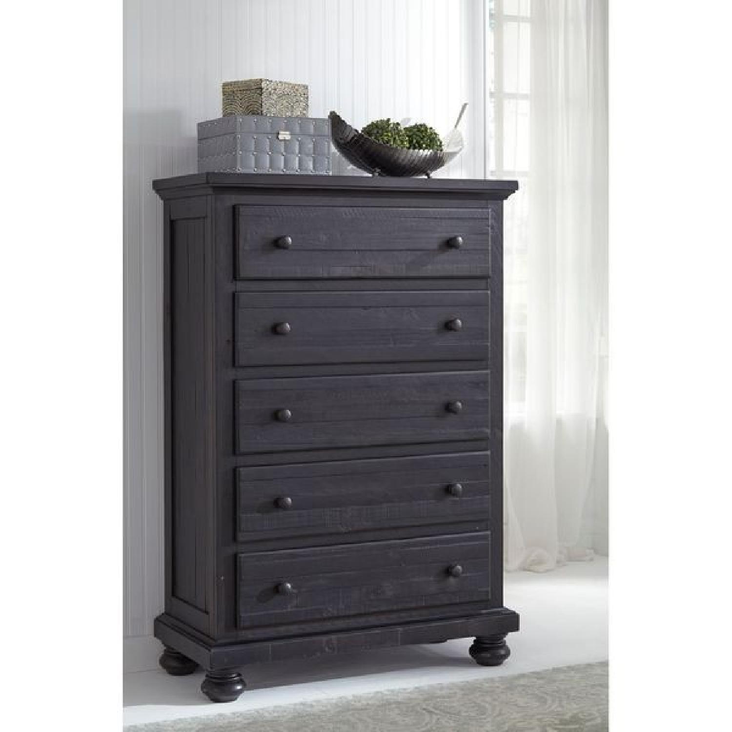 Ashley Sharlowe Charcoal Five Drawer Chest - image-2