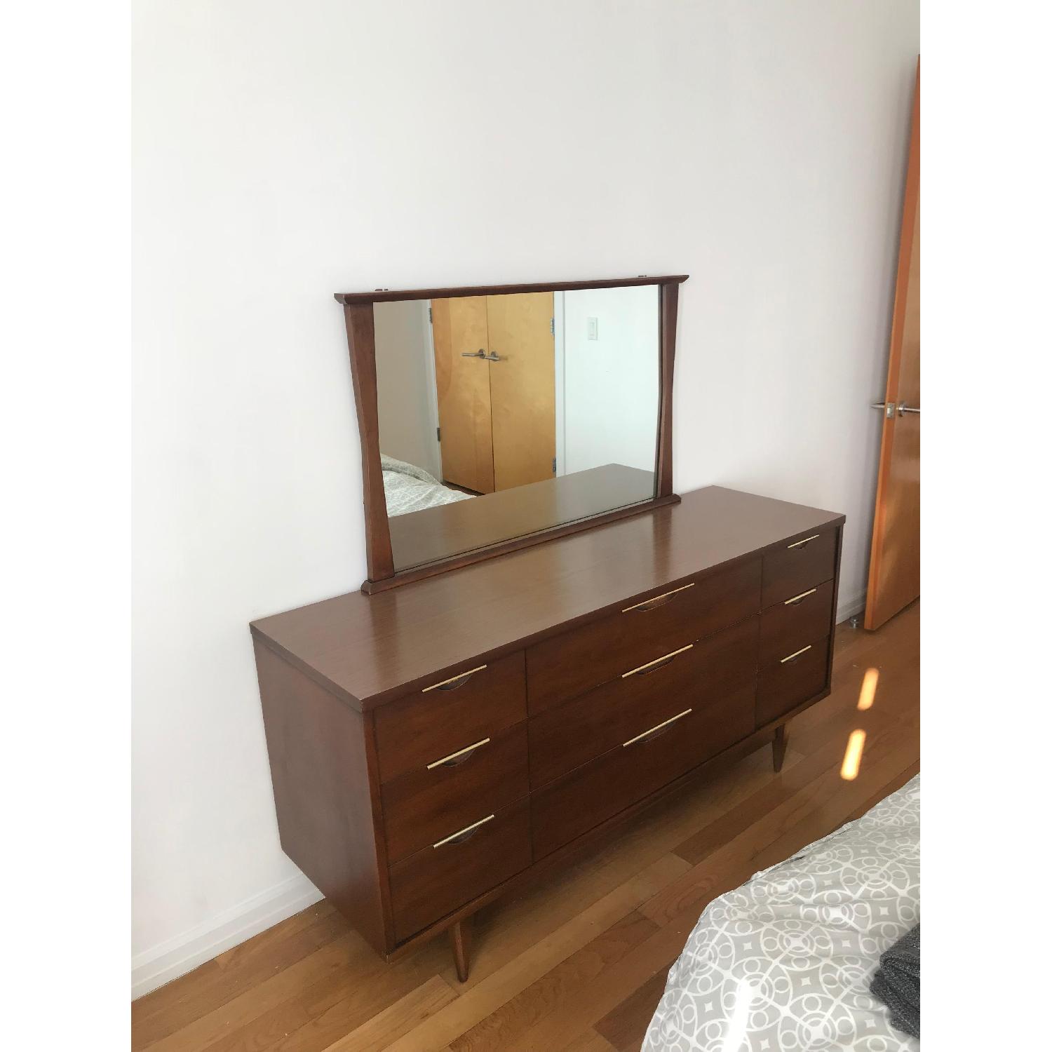 Kent Coffey Tableau Mid Century Dresser w/ Mirror - image-4