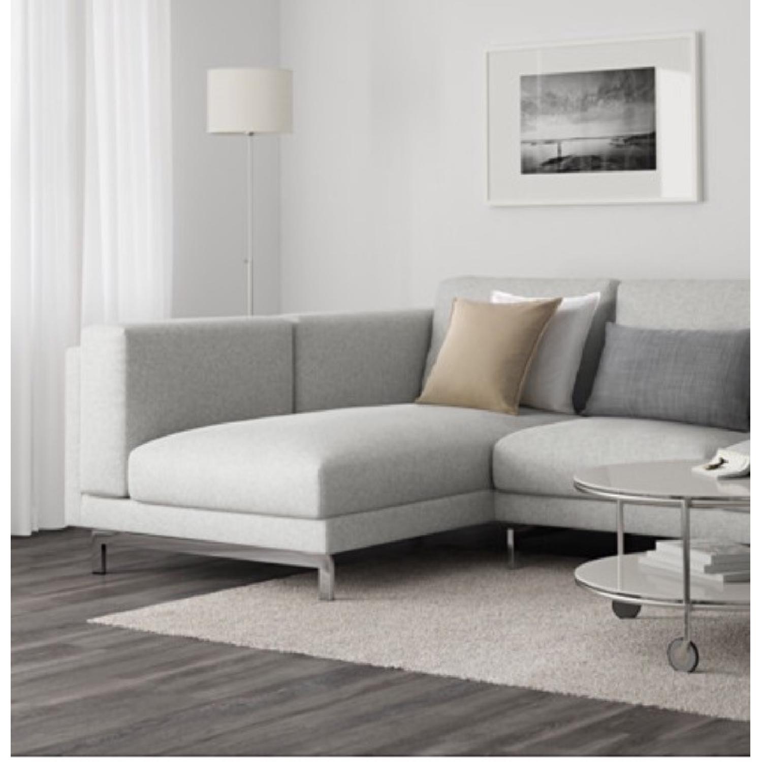 Ikea Nockeby 2Piece Sectional Sofa AptDeco