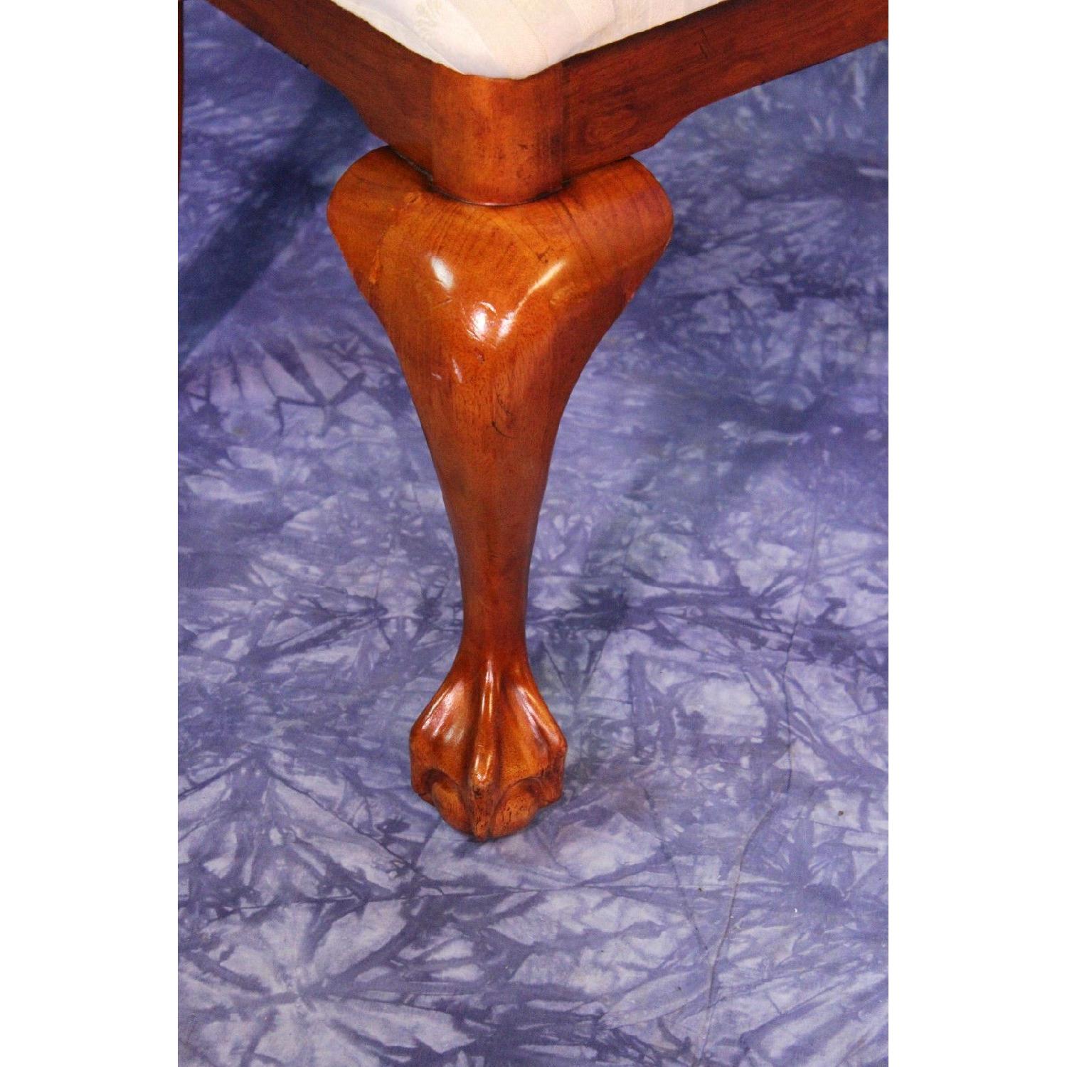 Wood Dining Room Chair w/ Claw Feet - image-3