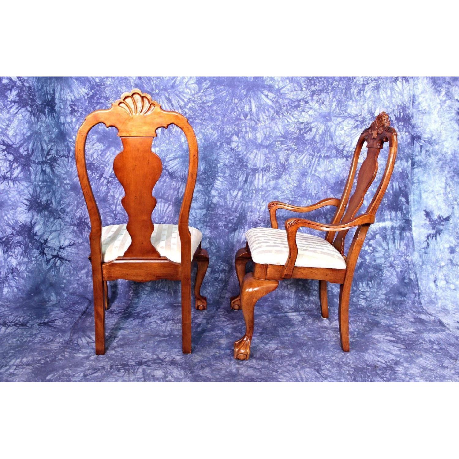Wood Dining Room Chair w/ Claw Feet - image-5