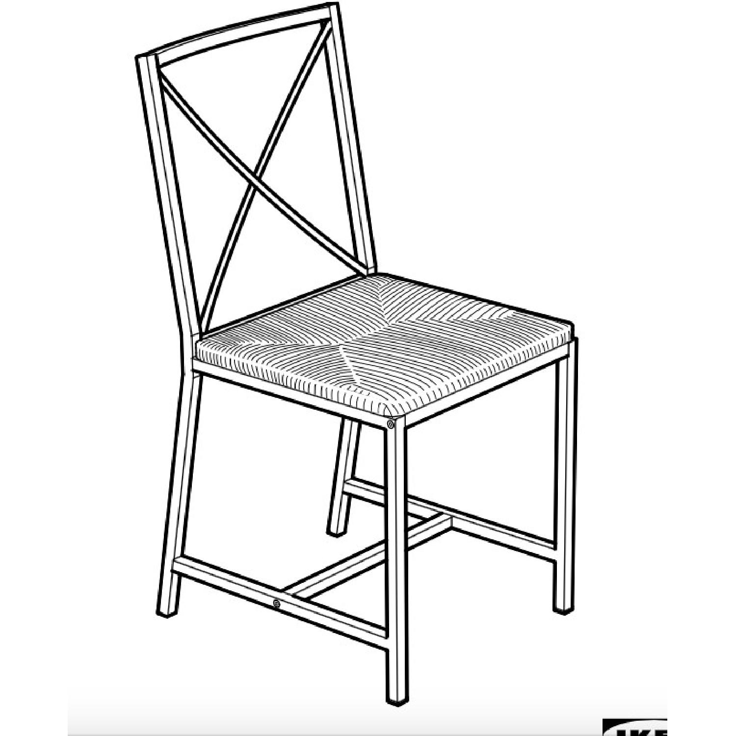 Ikea Granas Metal Dining Chair AptDeco