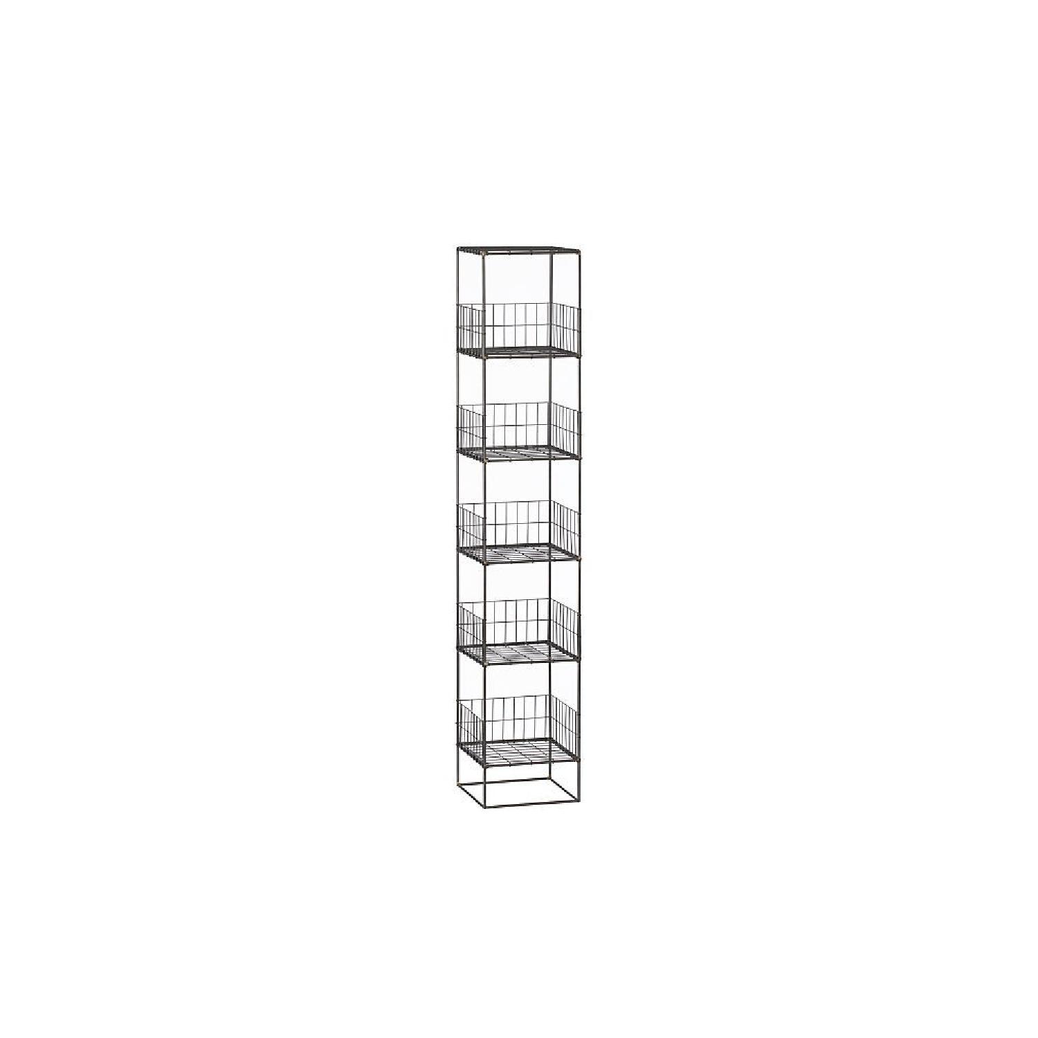 CB2 Grid Tower Book Shelf - image-0