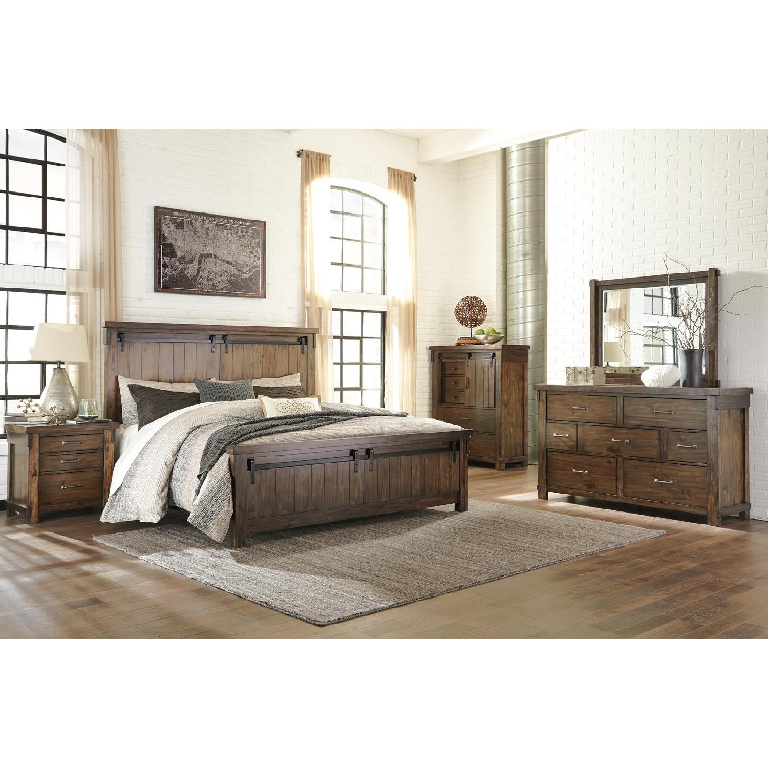 Ashley Lakeleigh Brown Five Drawer Chest - image-2