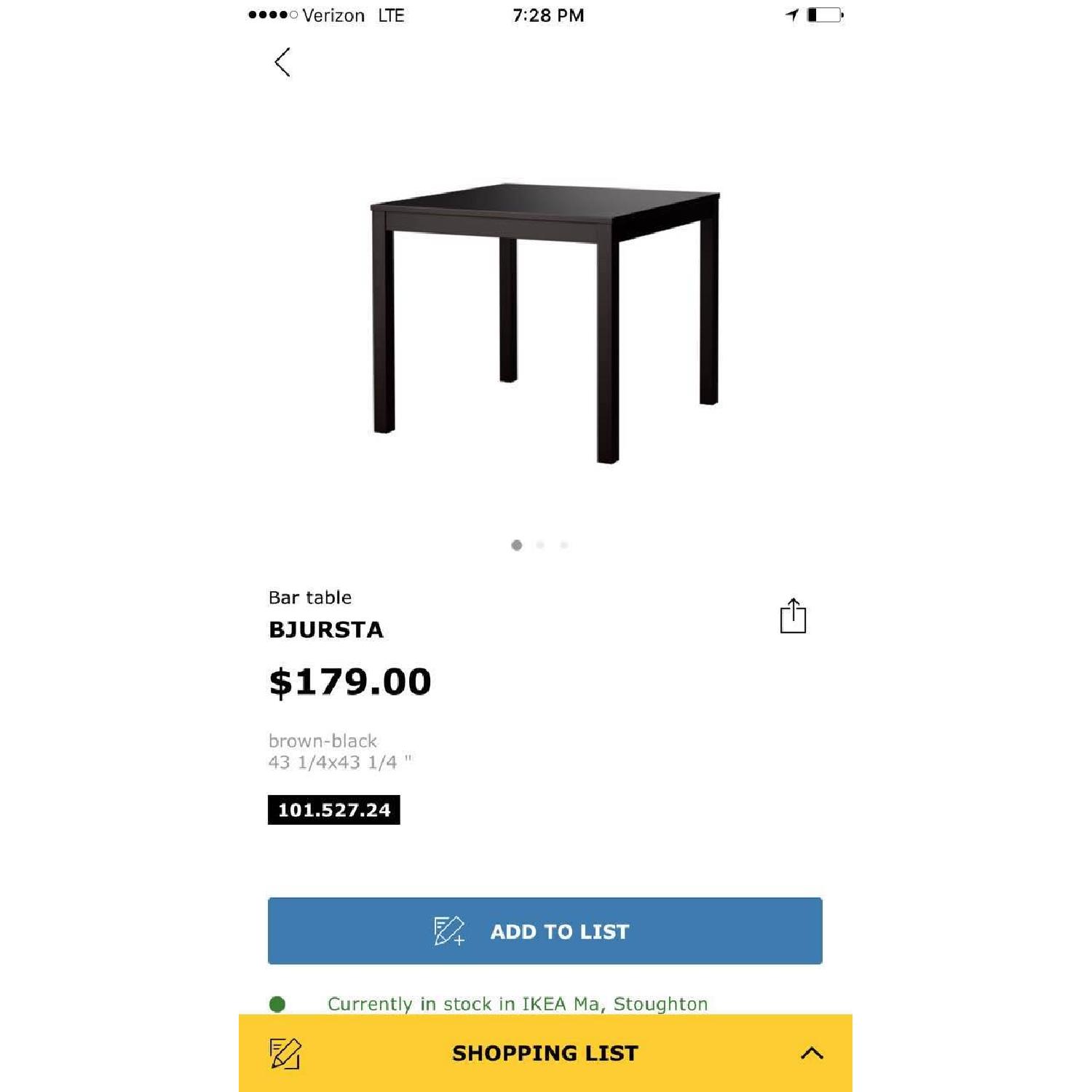 Ikea Bjursta Dining Table - image-4