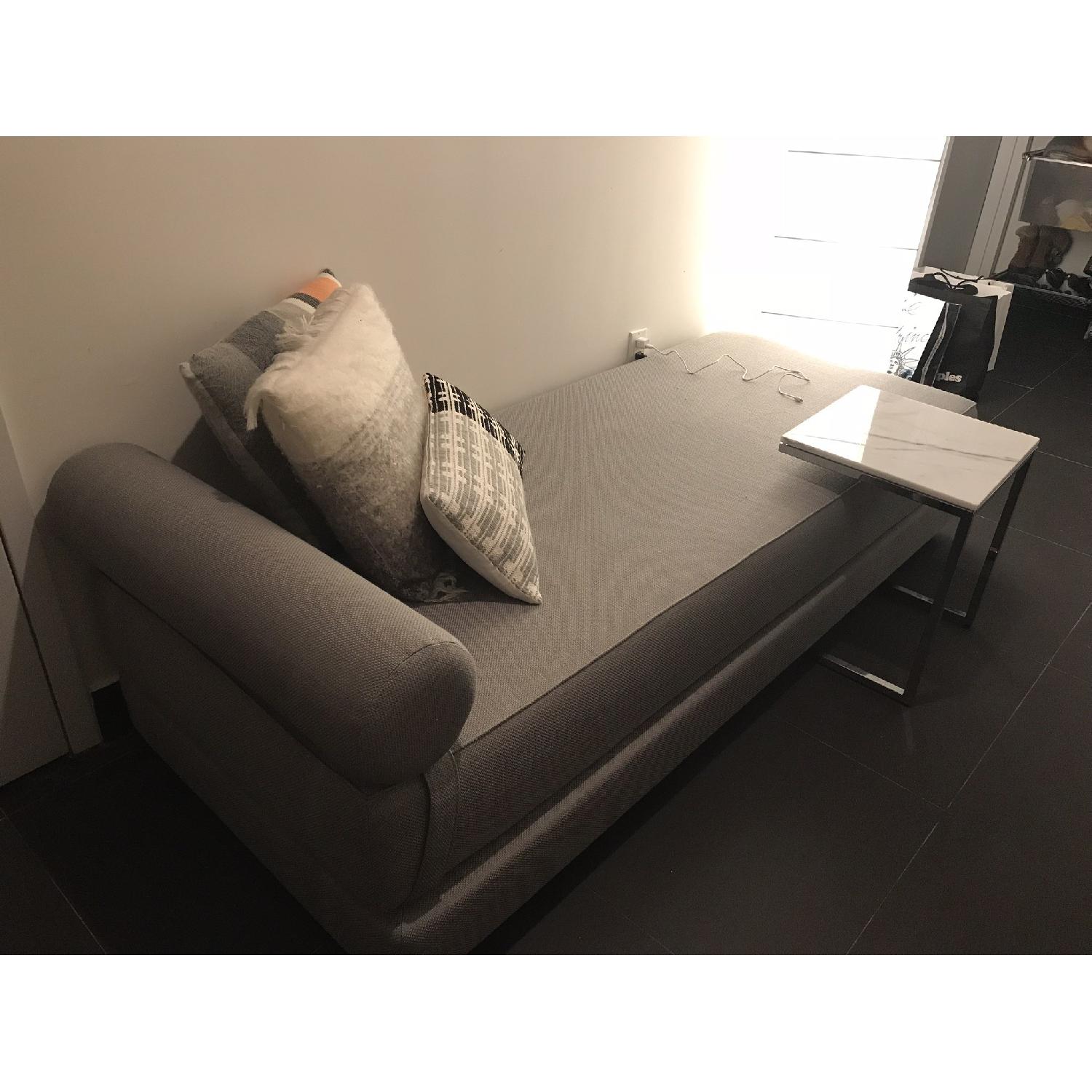 CB2 Edessa Grey Sleeper Sofa/Futon AptDeco