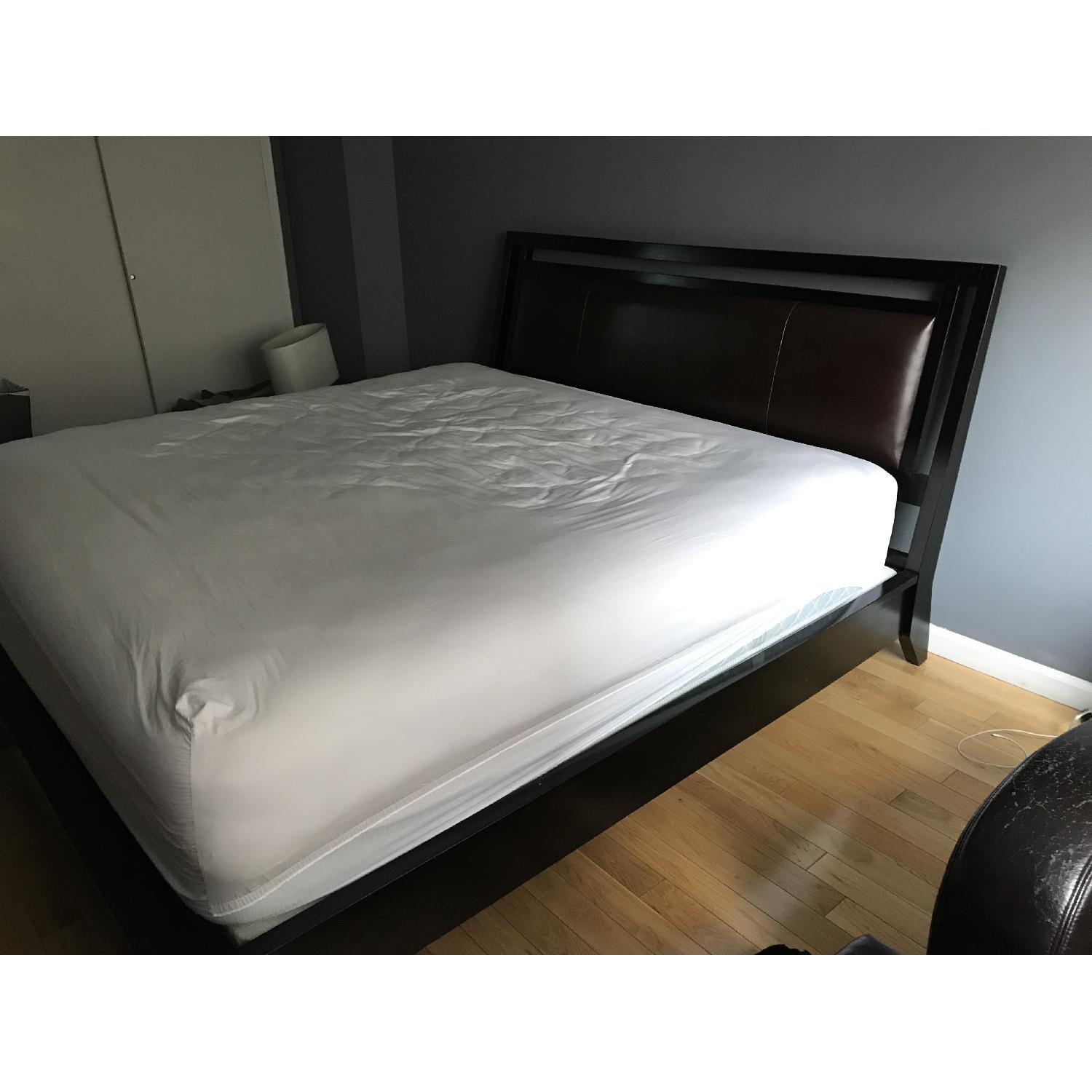 Crate & Barrel King Size Bed Frame AptDeco