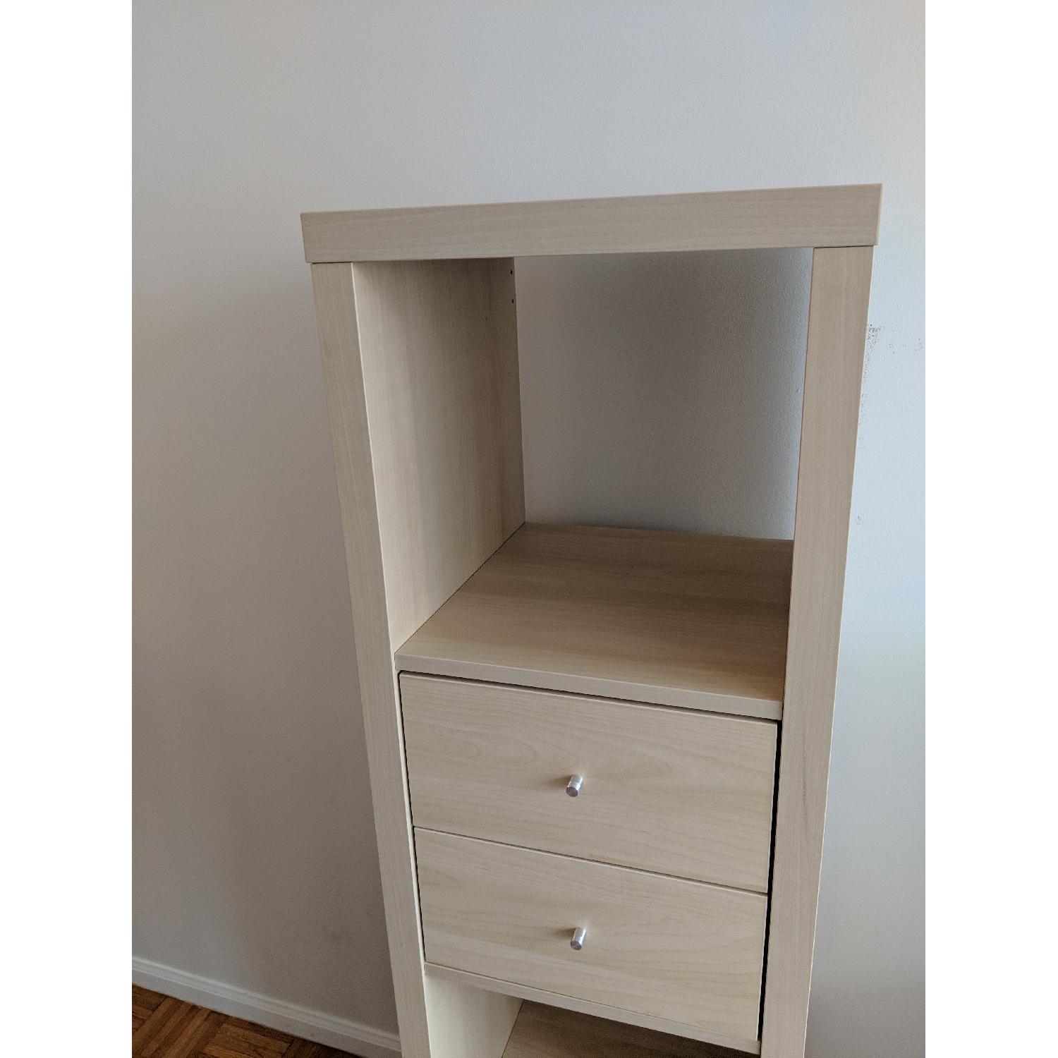 Ikea Kallax Shelf Unit w/ Two Drawer Insert - image-1