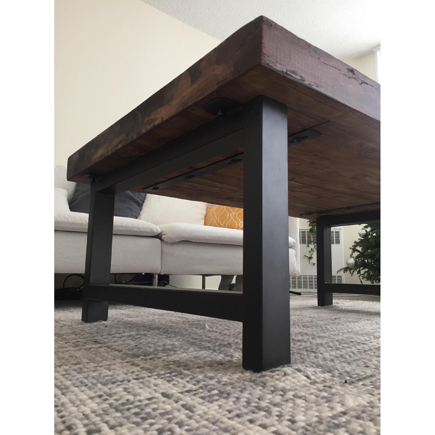 Pottery Barn Griffin Reclaimed Wood Coffee Table - image-2