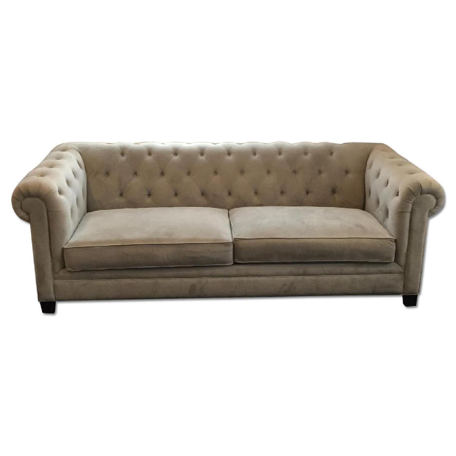 Pottery Barn Chesterfield Tufted Upholstered Sofa AptDeco