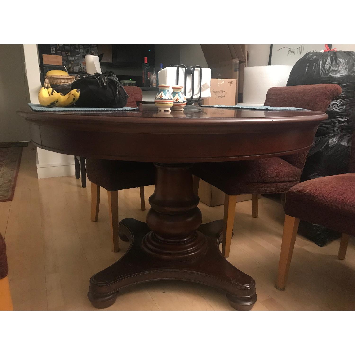 Macy's Bordeaux Dining Room Table w/ Leaf - image-2