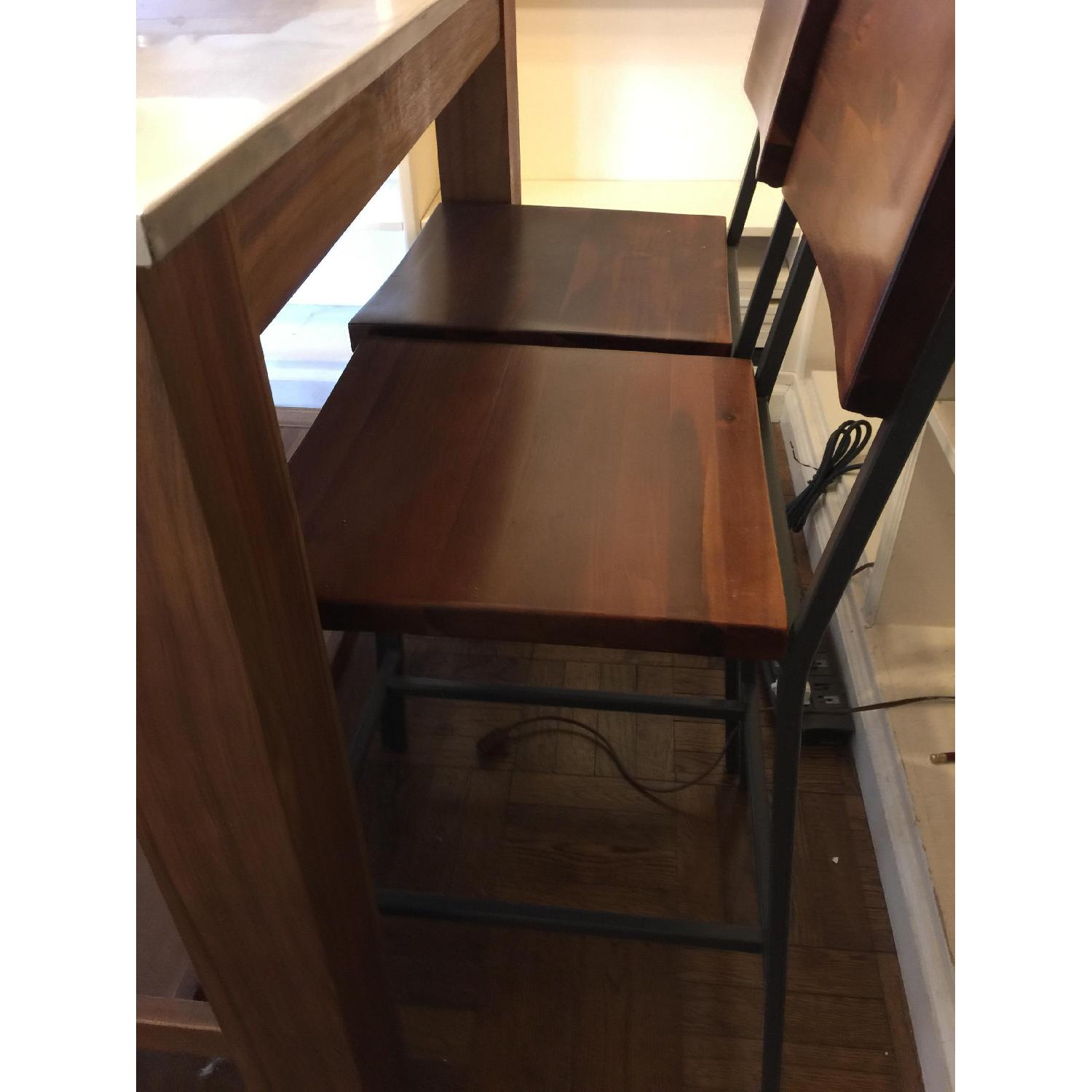 West Elm Rustic Counter Stool - image-1