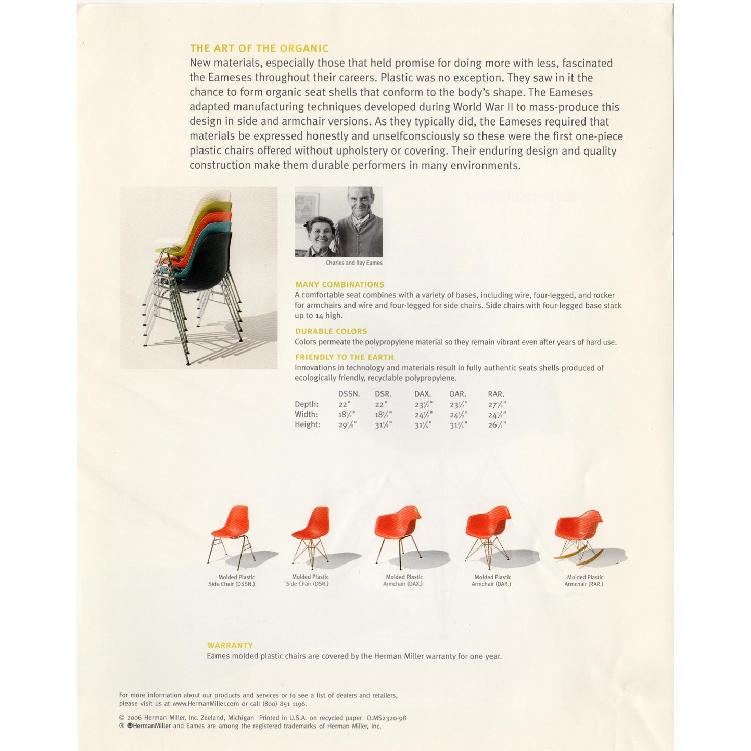 Herman Miller Eames Vitra Plastic Side Chair - image-24