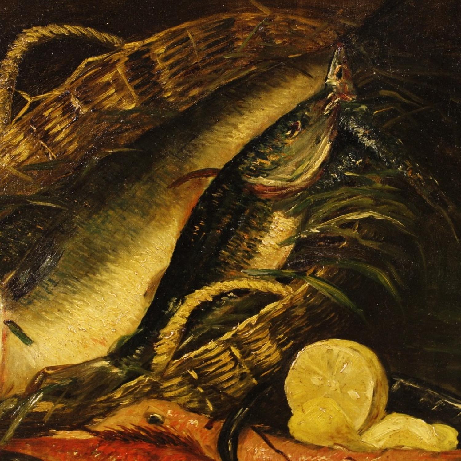 19th Century French Still Life Painting Oil On Canvas - image-4