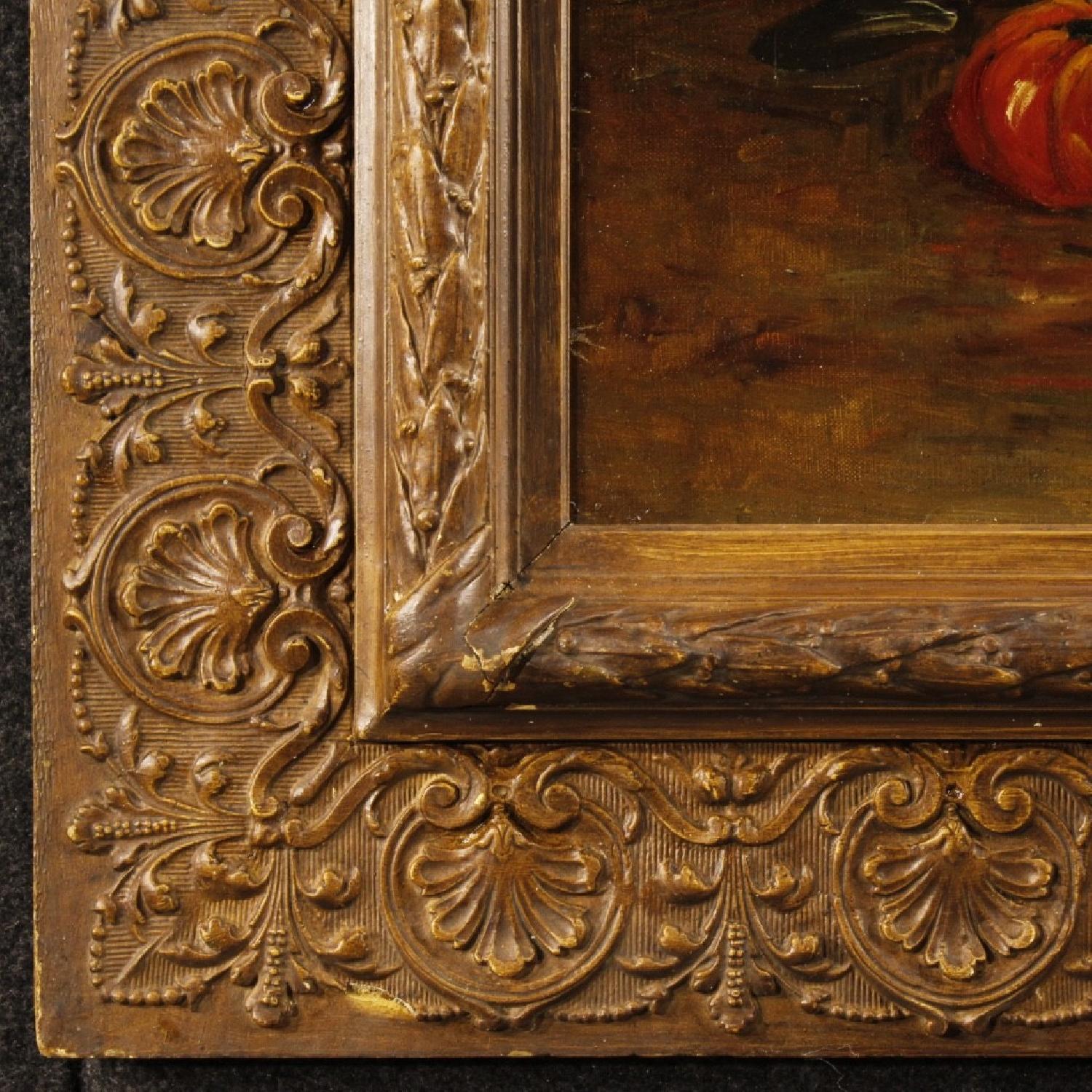 19th Century French Still Life Painting Oil On Canvas - image-5