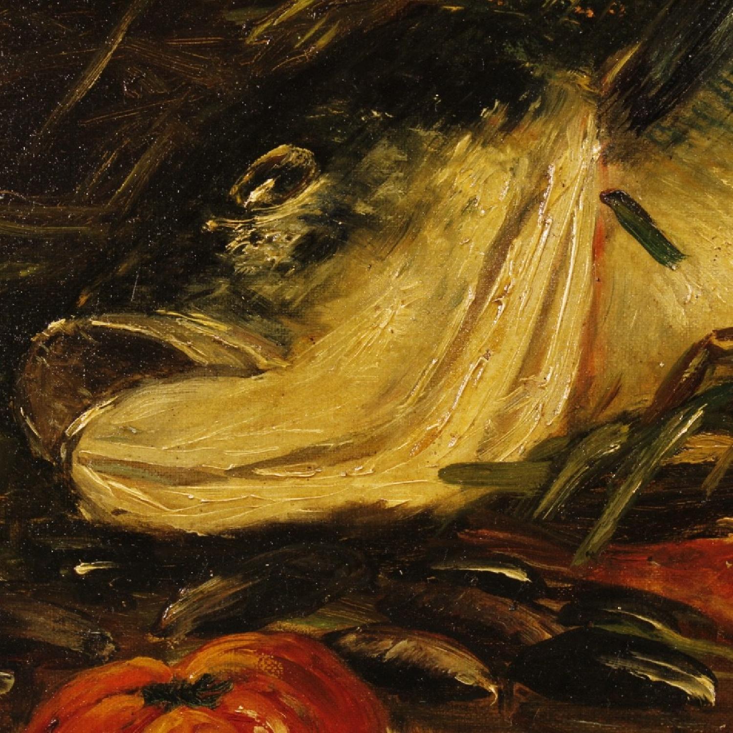 19th Century French Still Life Painting Oil On Canvas - image-8