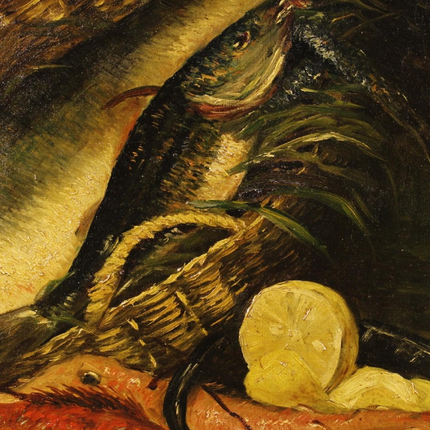 19th Century French Still Life Painting Oil On Canvas - image-10