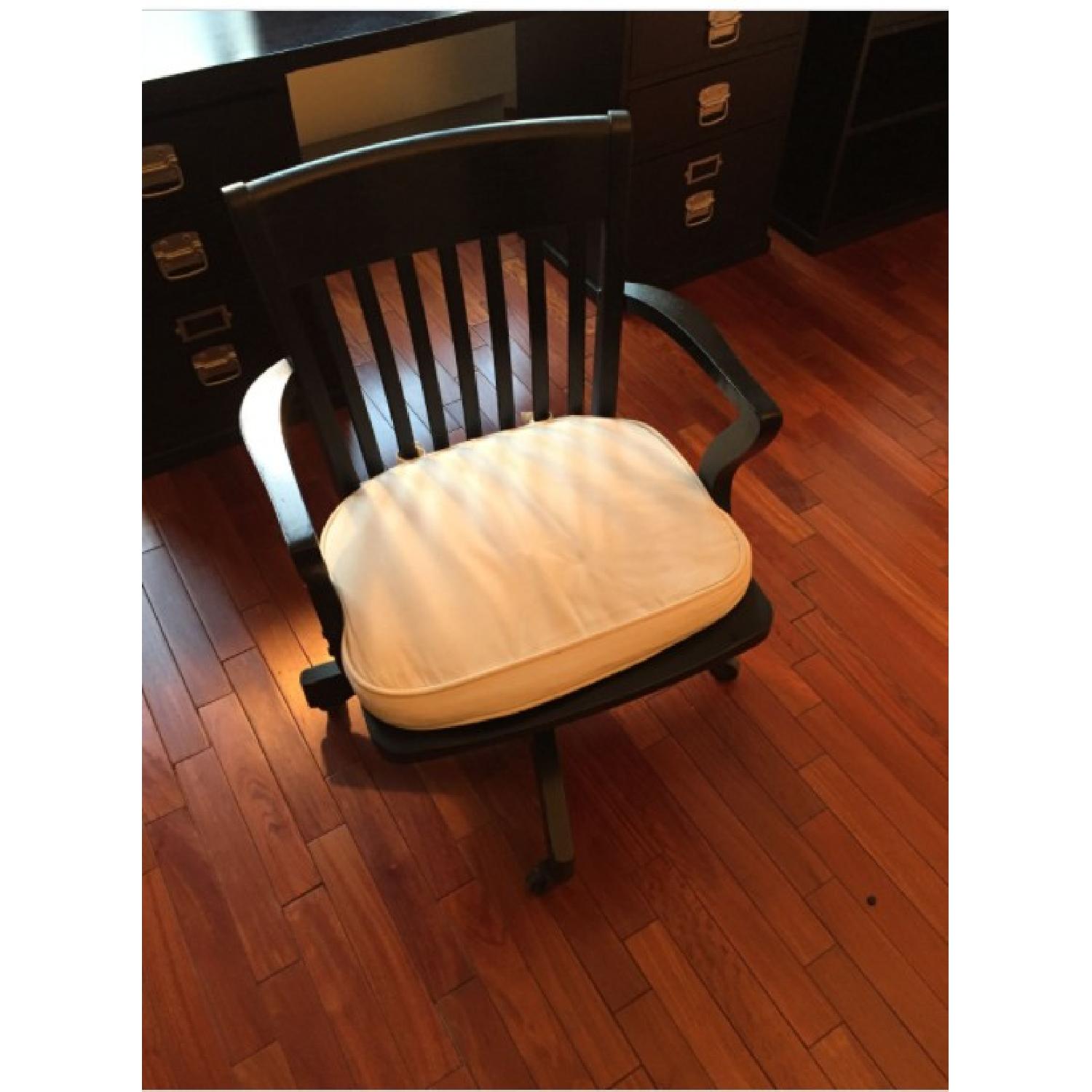 Pottery Barn Bedford Rectangular Desk w/ Filing Drawers - image-3