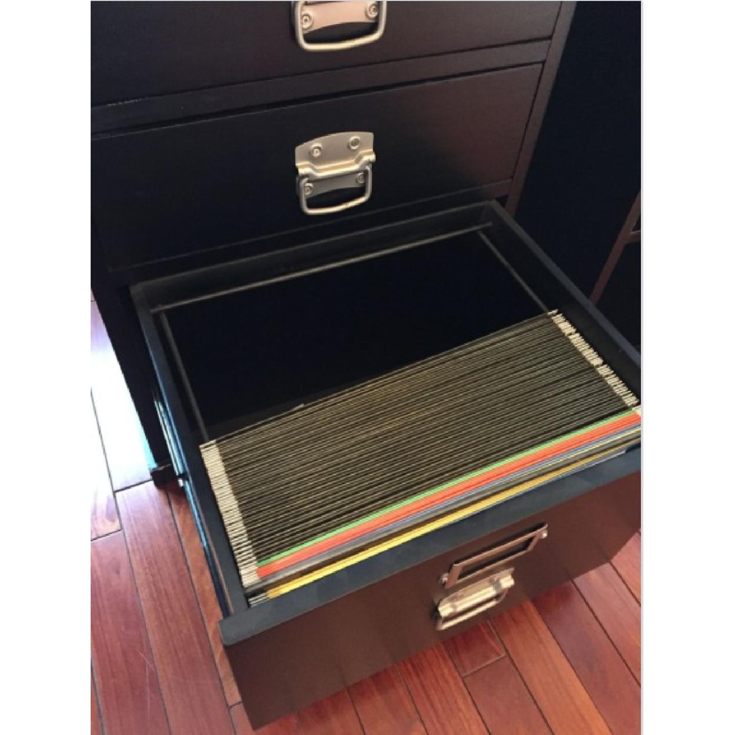 Pottery Barn Bedford Rectangular Desk w/ Filing Drawers - image-7