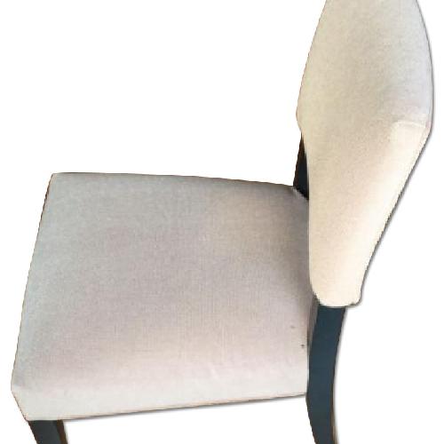 Used Crate & Barrel Wood Upholstered Dining Chair for sale on AptDeco